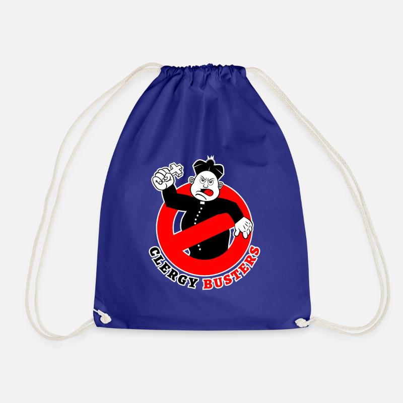 Clergy Busters - Drawstring Bag - royal blue