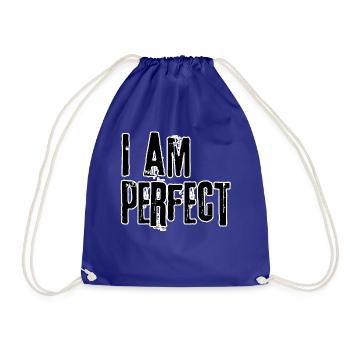 I am perfect - Turnbeutel - Königsblau - Vorne