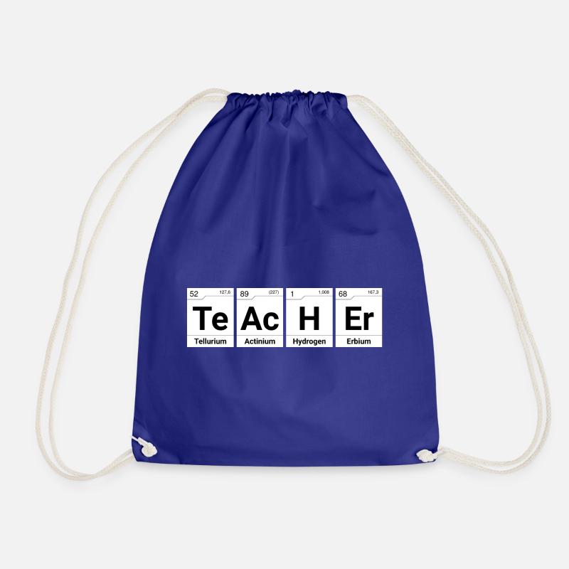 Lehrer Periodensystem Elemente - Turnbeutel - Königsblau