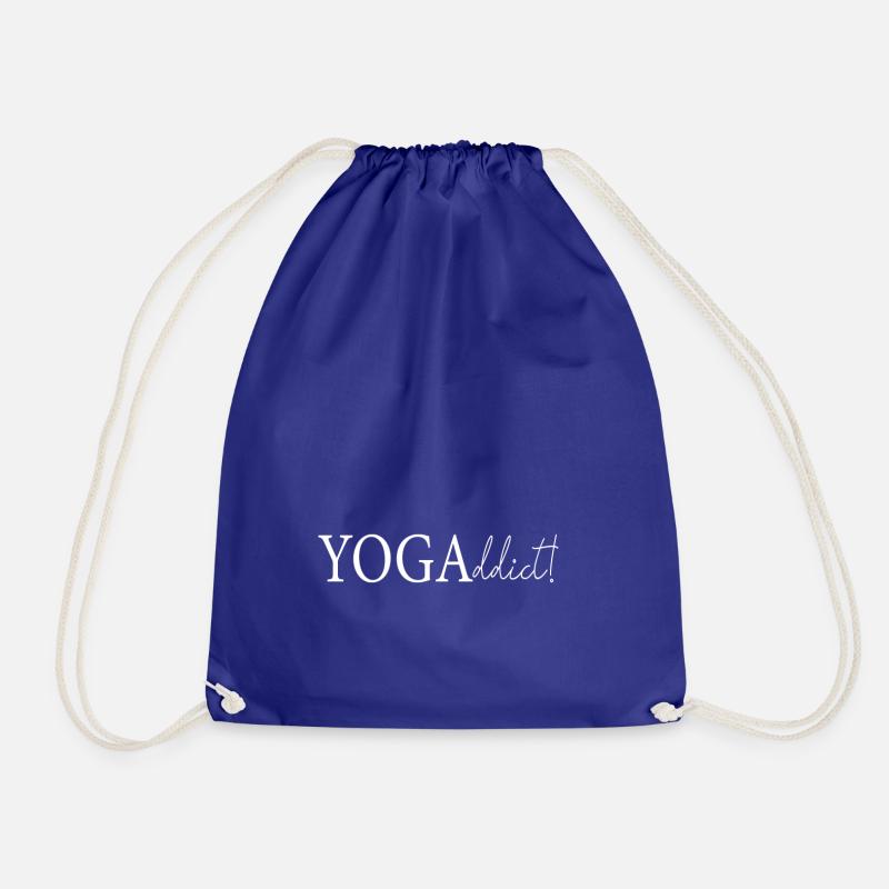 Yoga Spruch - Turnbeutel - Königsblau