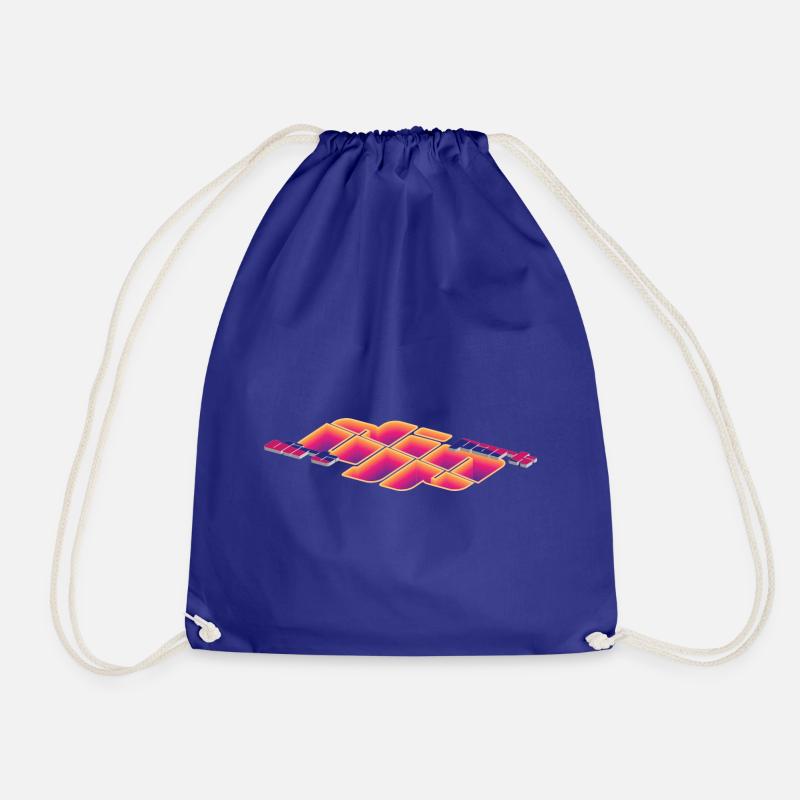 DJP Extrusion Depth - Drawstring Bag - royal blue