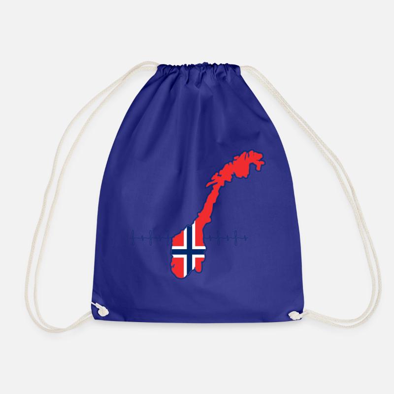 Norwegen - Turnbeutel - Königsblau