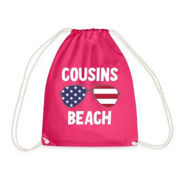 Plage de Cousins - Sac de sport léger - fuchsia - Devant