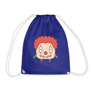 Clown Monster Halloween Sweet Gift Idea - Drawstring Bag - royal blue - Front