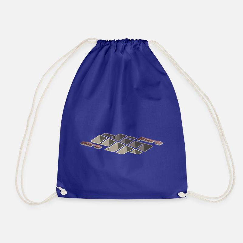 DJP Extrusion Depth Earth - Drawstring Bag - royal blue