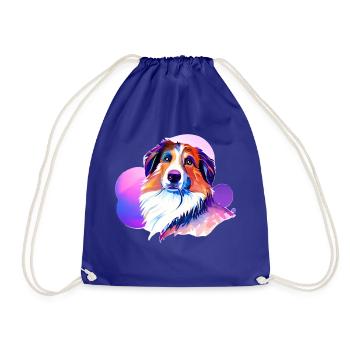 Dog owner Dogs Dog owners German Shepherd dog - Drawstring Bag - royal blue - Front