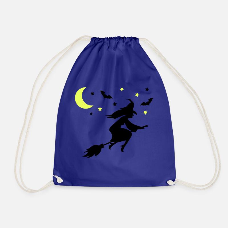 Witch - Drawstring Bag - royal blue