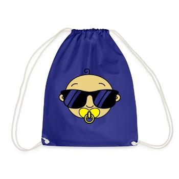 baby - Drawstring Bag - royal blue - Front