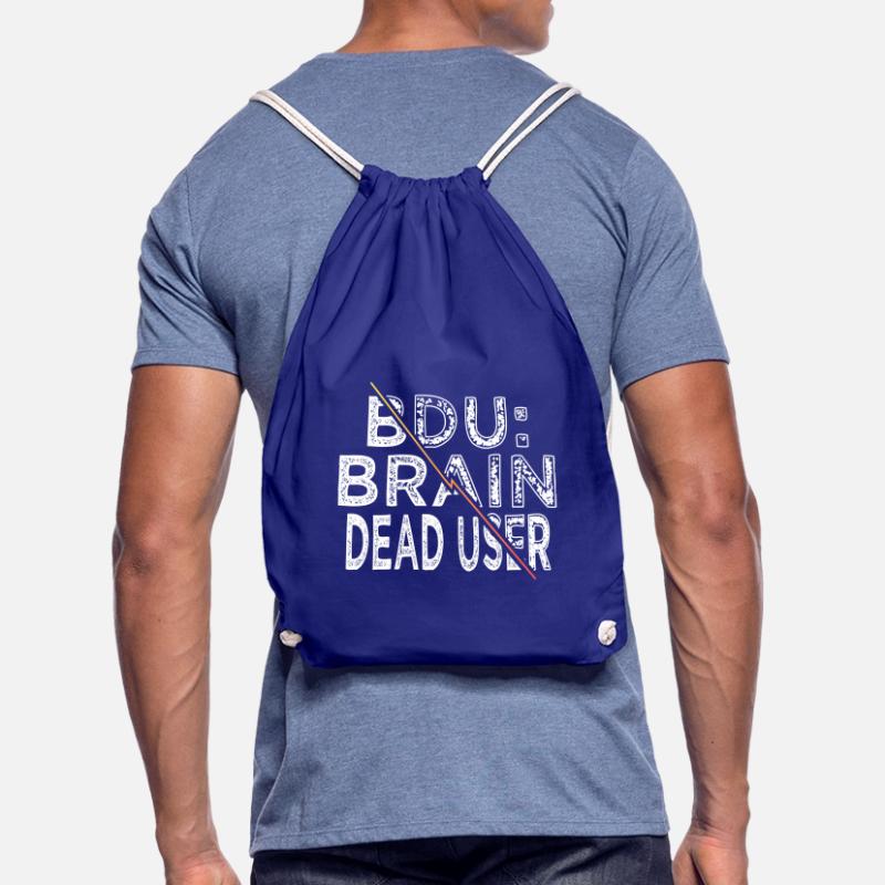 quote computer science analyst hacking coder Drawstring Bag