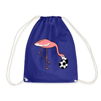 kick football club jouer balle kicker rire - Sac de sport léger - bleu roi - Devant