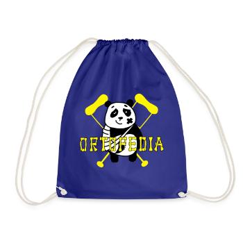 Panda Orthopedics - Drawstring Bag - royal blue - Front
