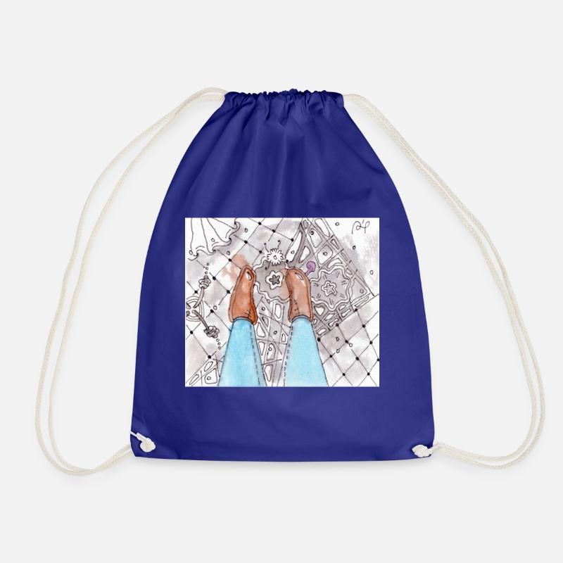Confusion 19 - Drawstring Bag - royal blue