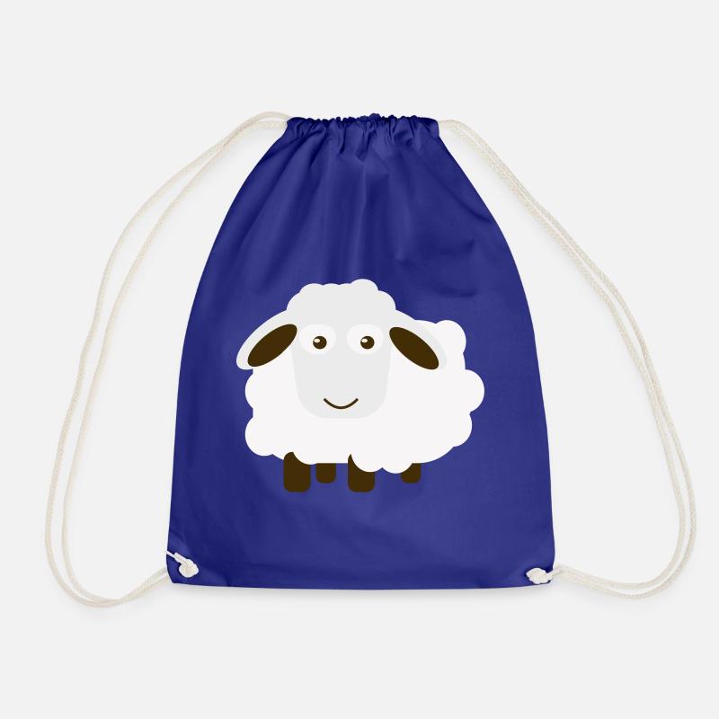 Schaf, Sheep - Turnbeutel - Königsblau