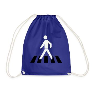Franchissement du passage piéton - Sac de sport léger - bleu roi - Devant