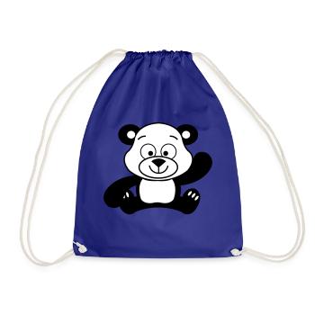 pandabär cute - Turnbeutel - Königsblau - Vorne