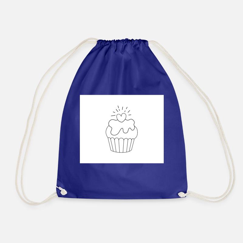 Cupcake - Turnbeutel - Königsblau