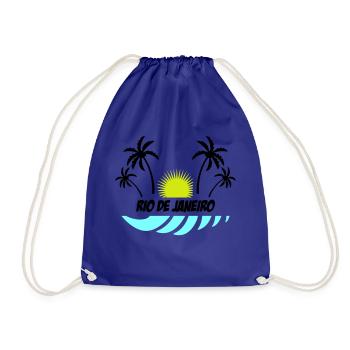 Rio de Janeiro - Drawstring Bag - royal blue - Front