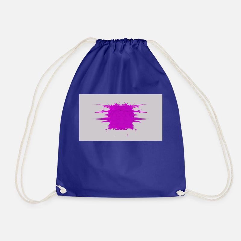 Shard Cube - Drawstring Bag - royal blue
