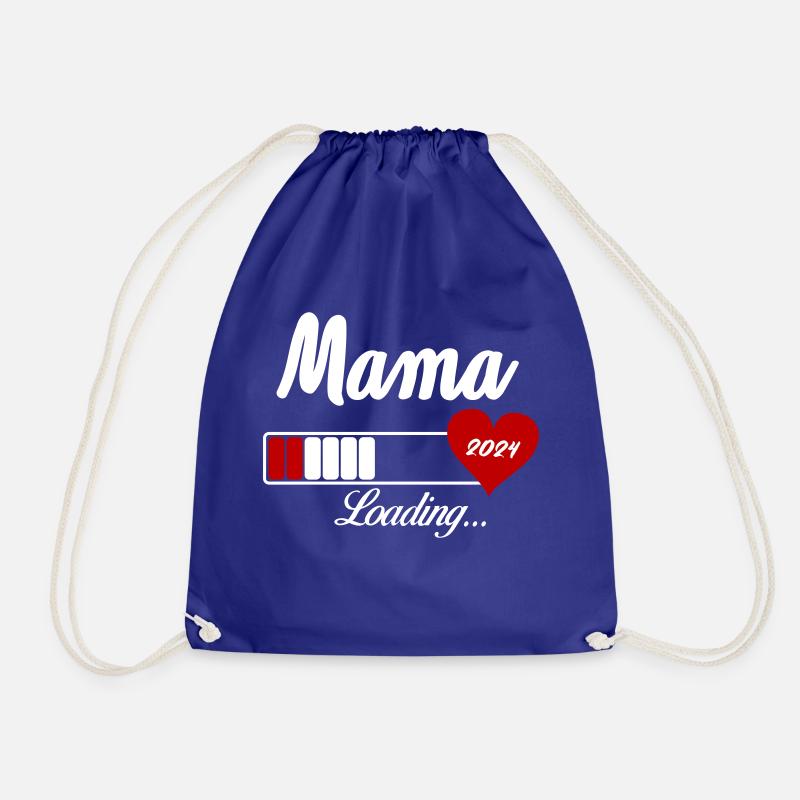 mama loading 2024 - Turnbeutel - Königsblau