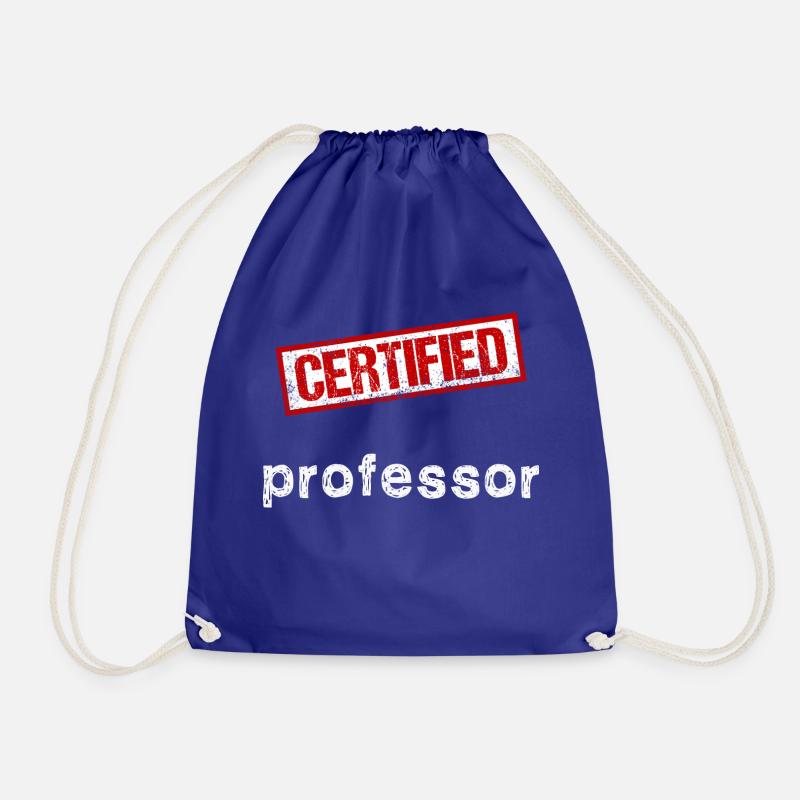 Professor - Drawstring Bag - royal blue
