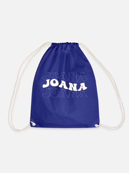 Funny Joana Groovy 4 Männer Damen Cool Joana Tie Dye - Turnbeutel - Königsblau
