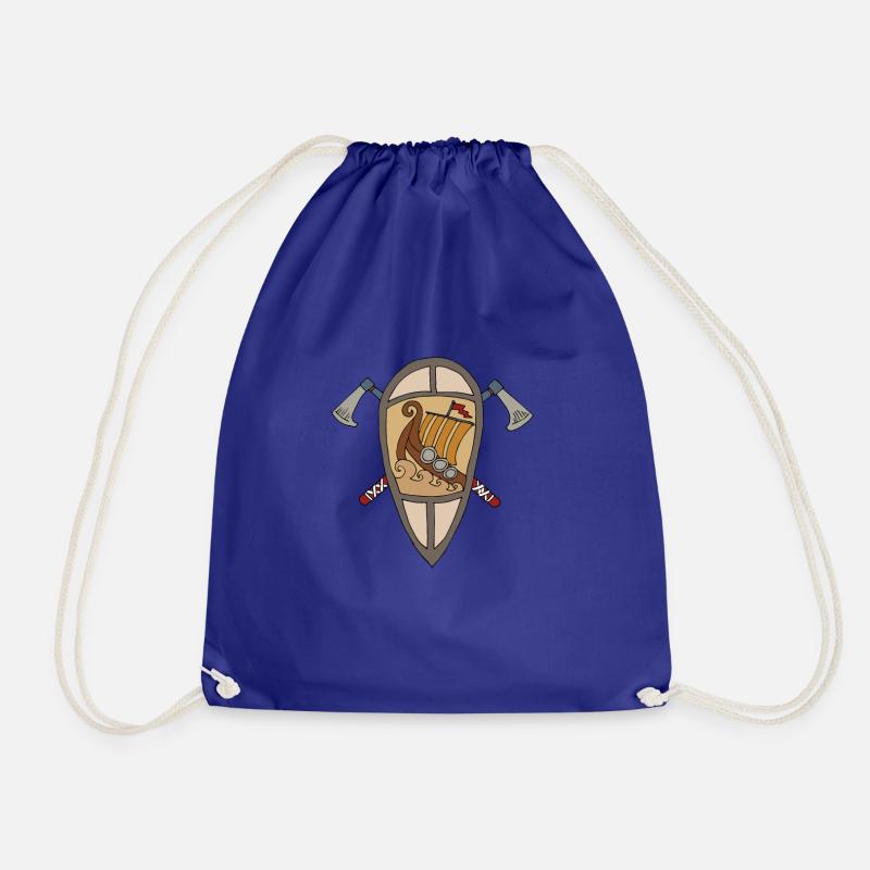 Viking Shield Vikings - Drawstring Bag - royal blue