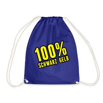 100_schwarz_gelb__f2 - Sac de sport léger - bleu roi - Devant