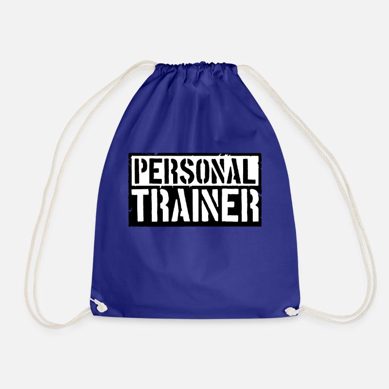 Bodybuilder Personal Trainer - Turnbeutel - Königsblau