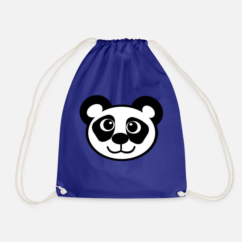 Panda Mimimi Design - Turnbeutel - Königsblau