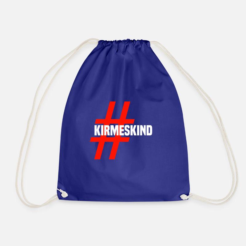 Kirmeskind,Kirmes,Kirmesliebe,Geschenk, Geschenkid - Turnbeutel - Königsblau