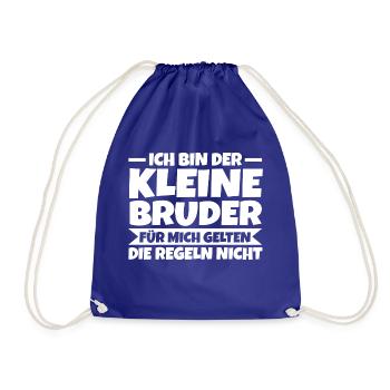 Der große Bruder der Held die Legende - Turnbeutel - Königsblau - Vorne