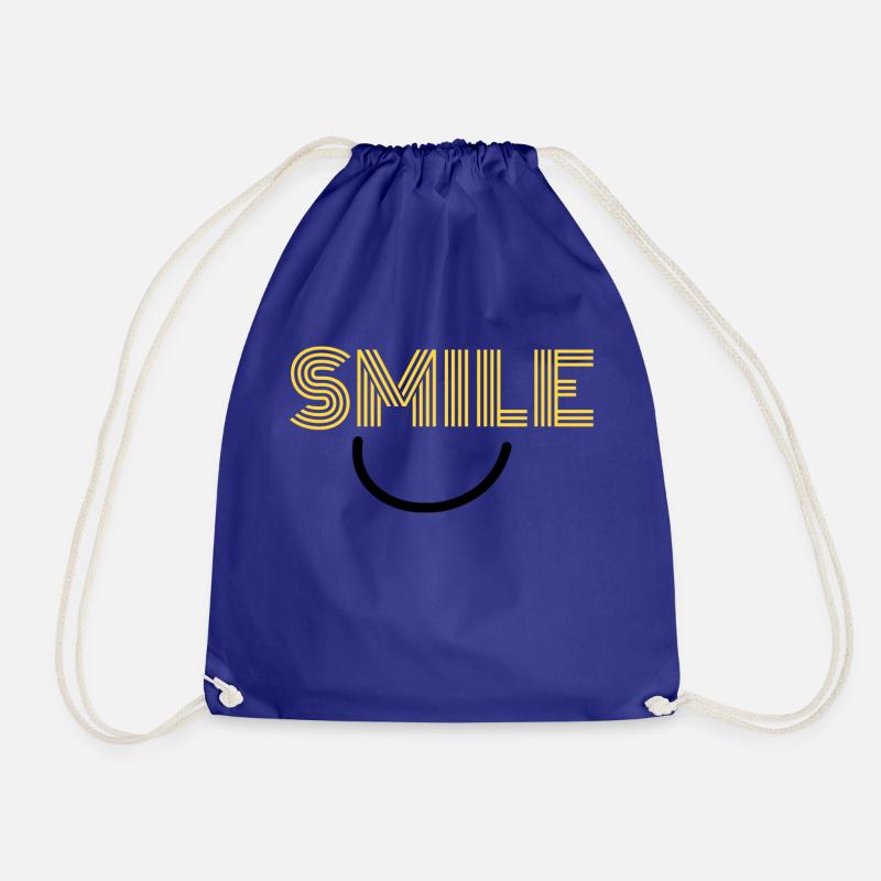 SMILE - Turnbeutel - Königsblau