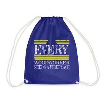 Blagues sur le charpentier marteau-piqueur - Sac de sport léger - bleu roi - Devant