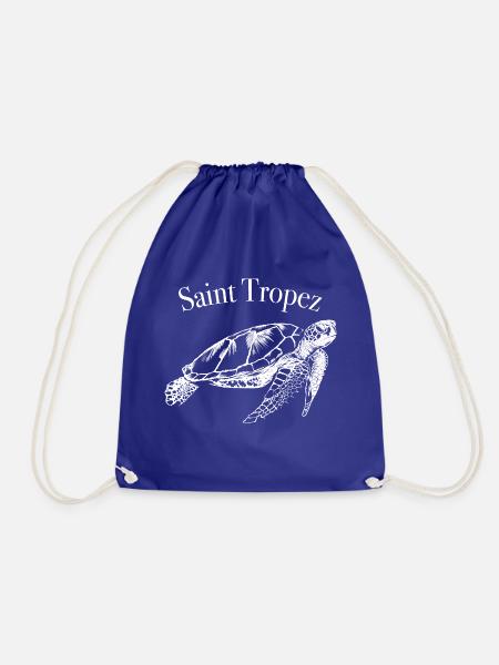 Saint Tropez Cote d´Azur - Turnbeutel - Königsblau