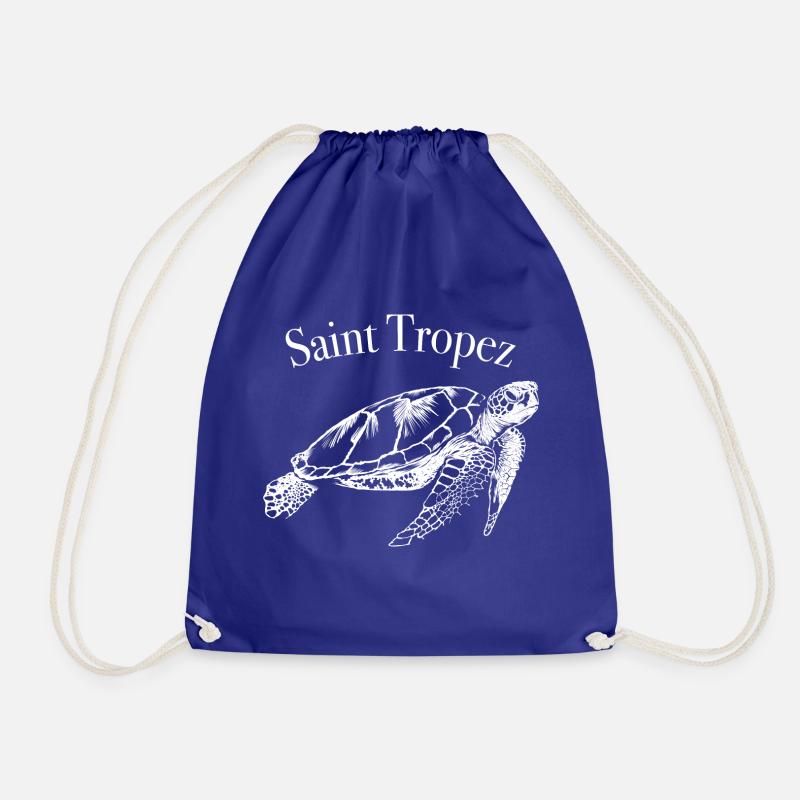 Saint Tropez Cote d´Azur - Turnbeutel - Königsblau
