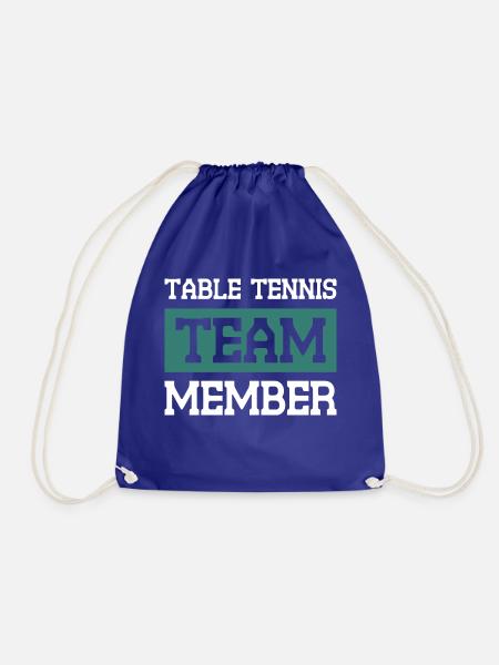 Table Tennis Team - Turnbeutel - Königsblau