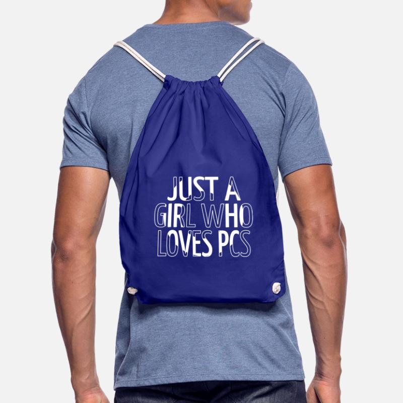 computer programming c sharp programming humor Drawstring Bag