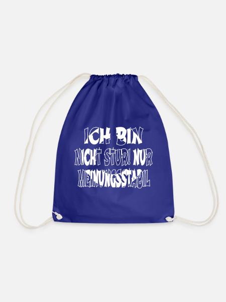 geek trennung lieben geschenk sprüche egoismus - Turnbeutel - Königsblau