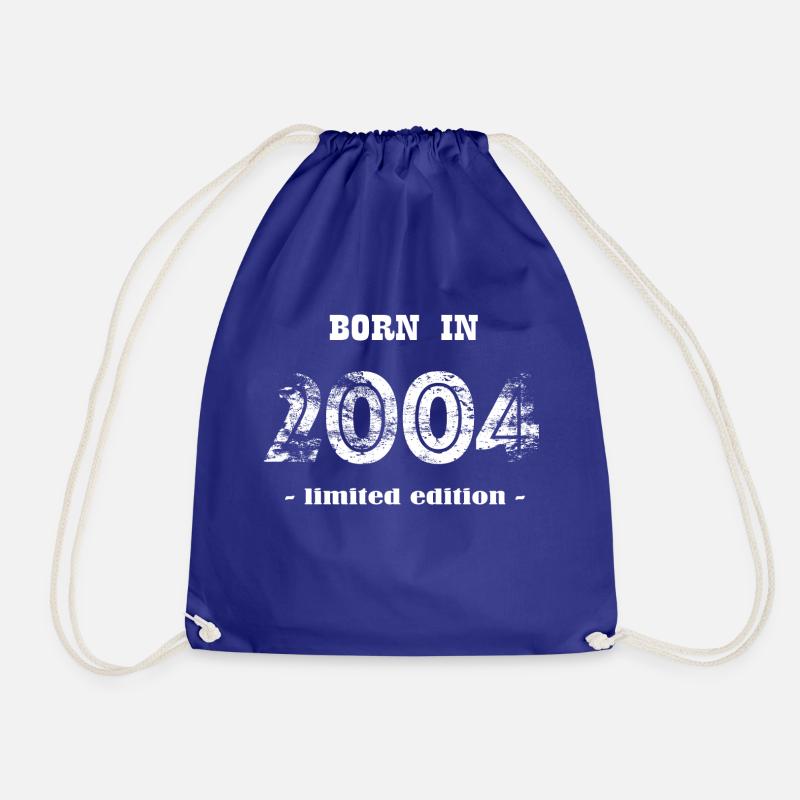 BORN IN 2004 - limited edition - Turnbeutel - Königsblau