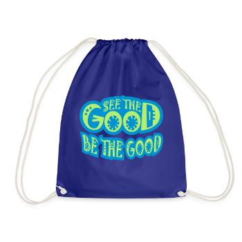 be the good Zitat - Turnbeutel - Königsblau - Vorne