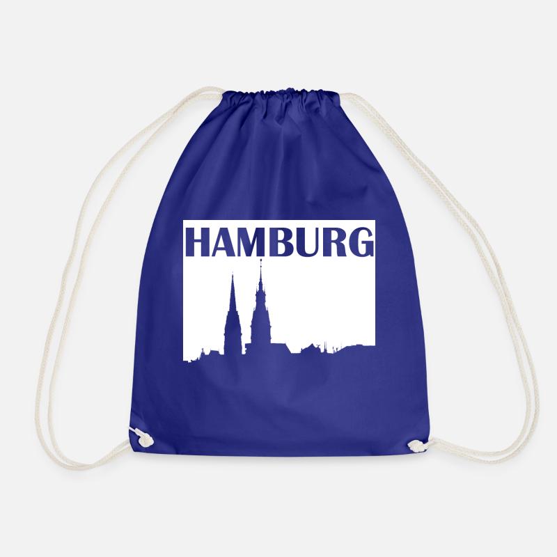 Hamburg - Drawstring Bag - royal blue