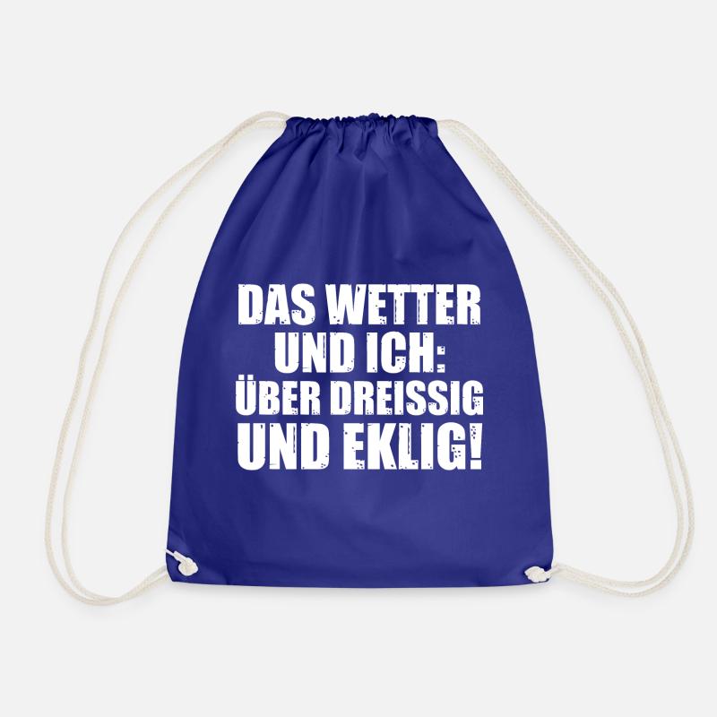 Sarkasmus Spruch Sarkastisch Geschenk - Turnbeutel - Königsblau