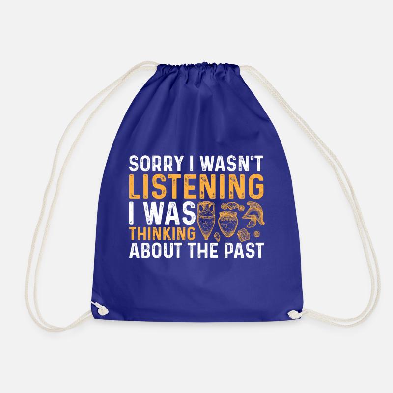 Archaeology Gift Archaeologist - Drawstring Bag - royal blue