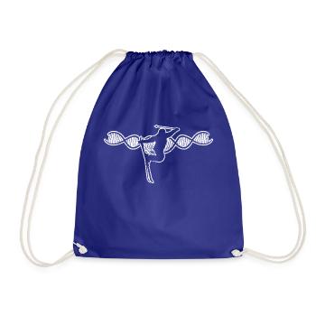Skier Ski Skiing Ski Design Skiing Outfit - Drawstring Bag - royal blue - Front