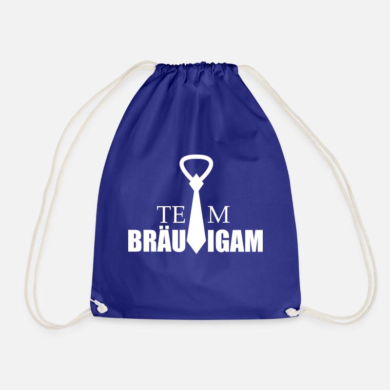 TEAM BRÄUTIGAM - Turnbeutel - Königsblau