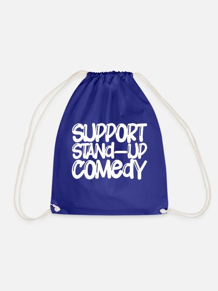 Support Stand Up Comedy - Turnbeutel - Königsblau