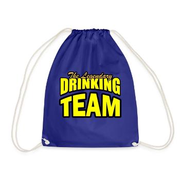 drinking team - Turnbeutel - Königsblau - Vorne