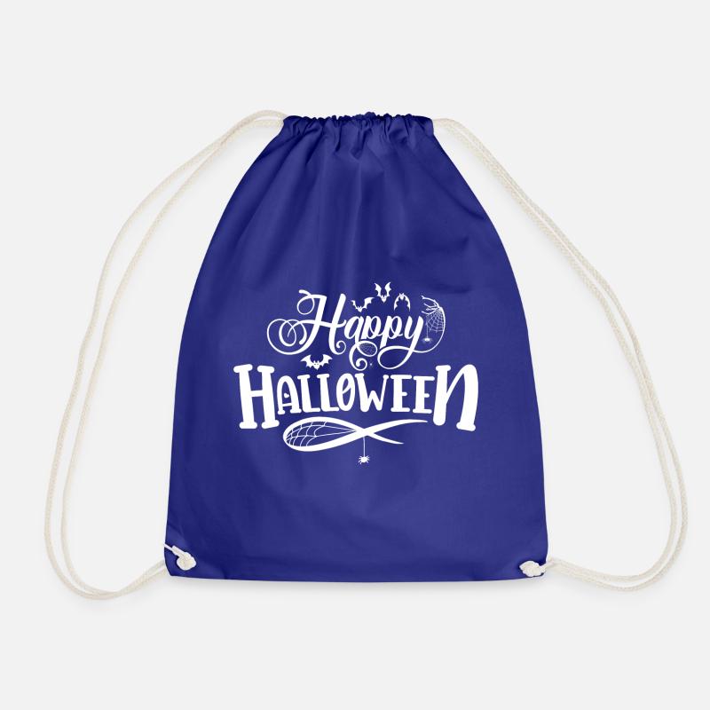 Happy Halloween - Drawstring Bag - royal blue