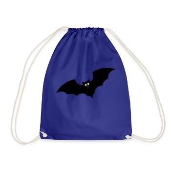 bat - Drawstring Bag - royal blue - Front