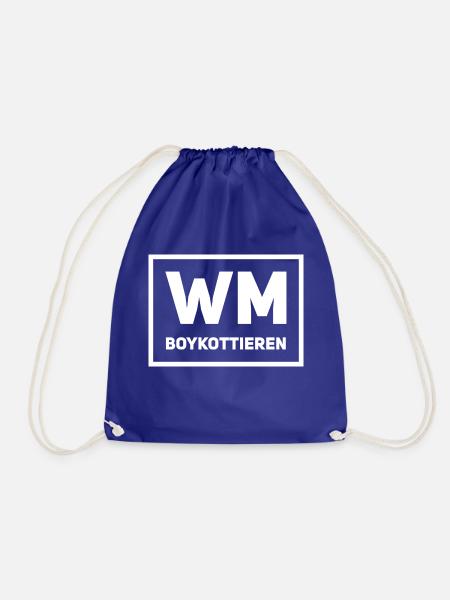 WM Katar - Turnbeutel - Königsblau